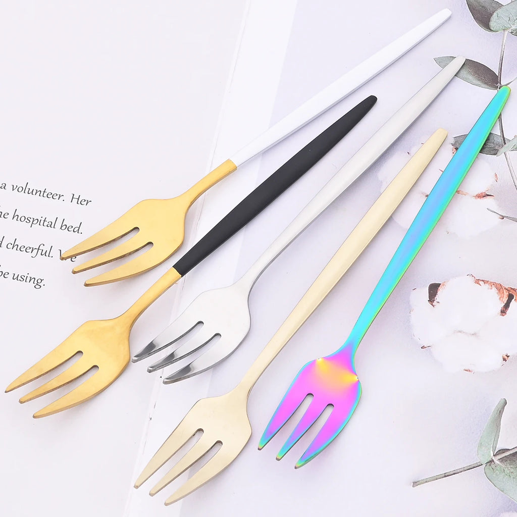 JAOER Stainless Steel Flatware — 48 Pieces