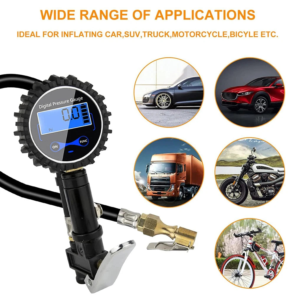 LEEPEE Digital Tire Inflator & Pressure Gauge