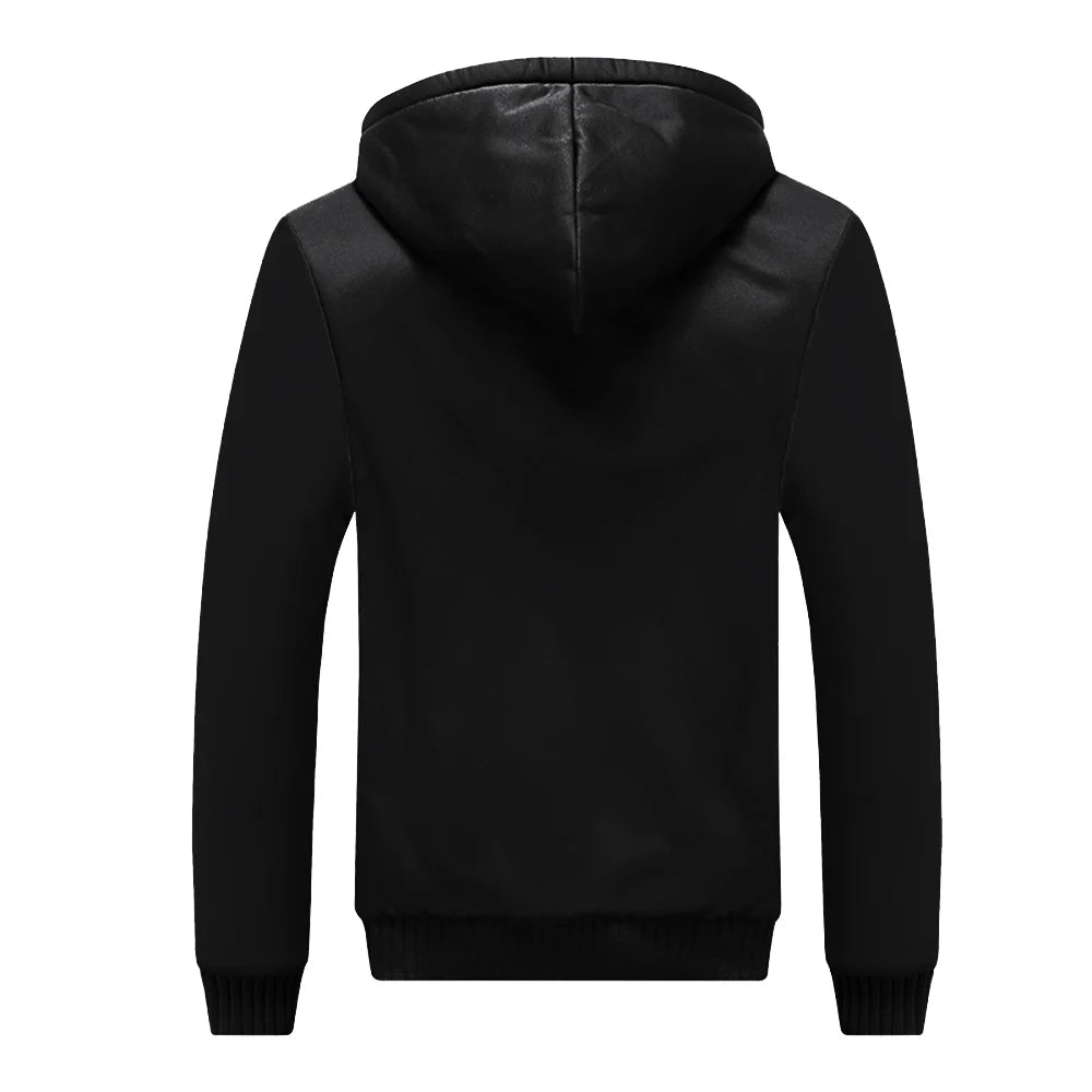 WHWR Men's Camouflage Hooded Zip-Up Jacket