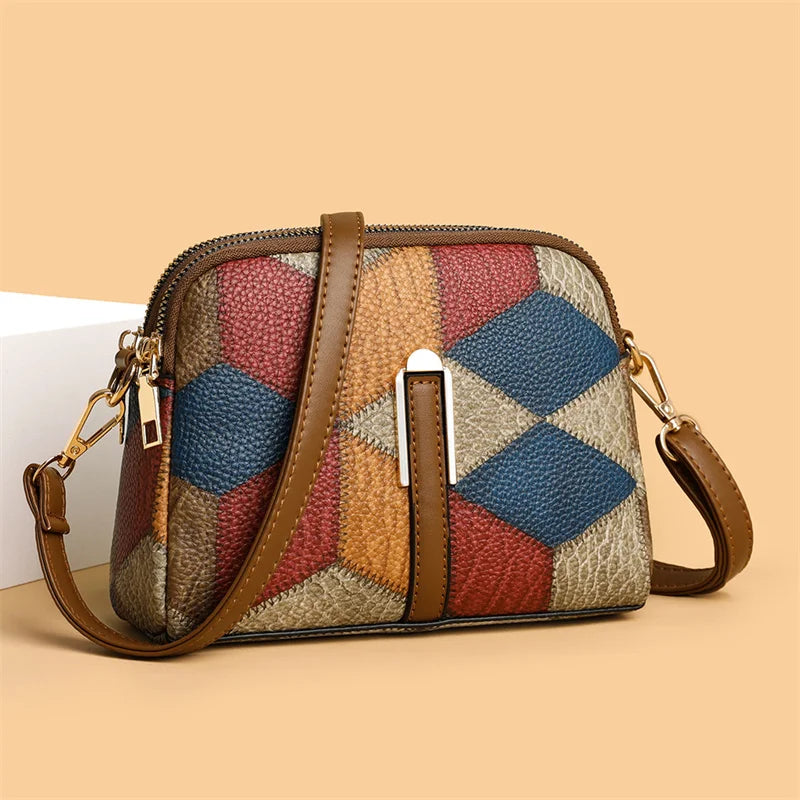 Yogodlns Women's Plaid Shoulder Bag