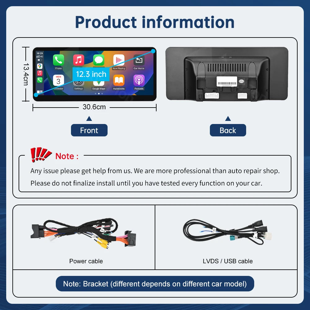 Road Top CarPlay Display for Mercedes-Benz NTG5.0