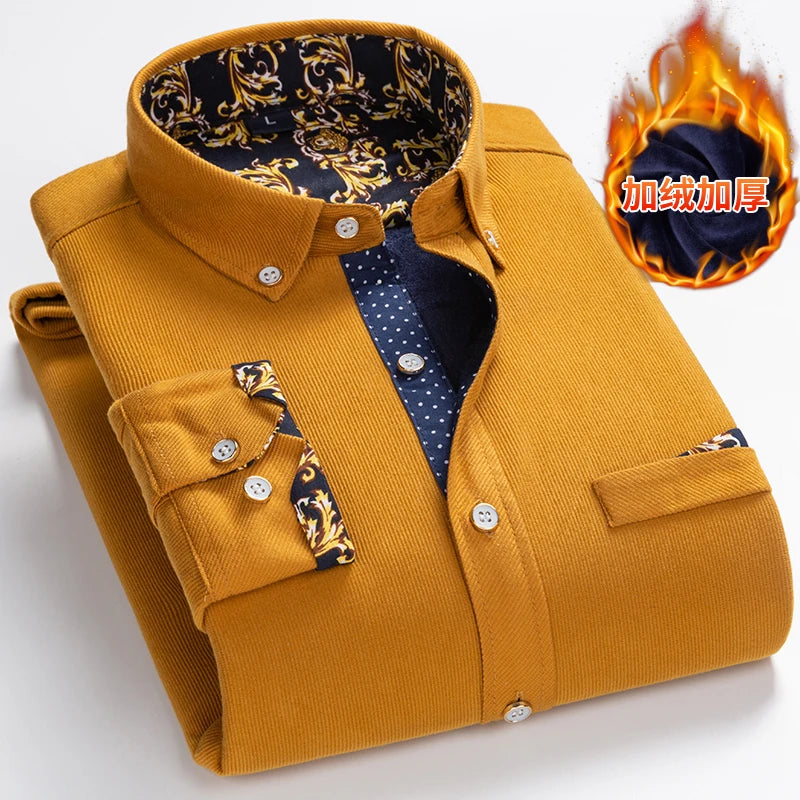 Men's Long-Sleeve Casual Autumn Shirt