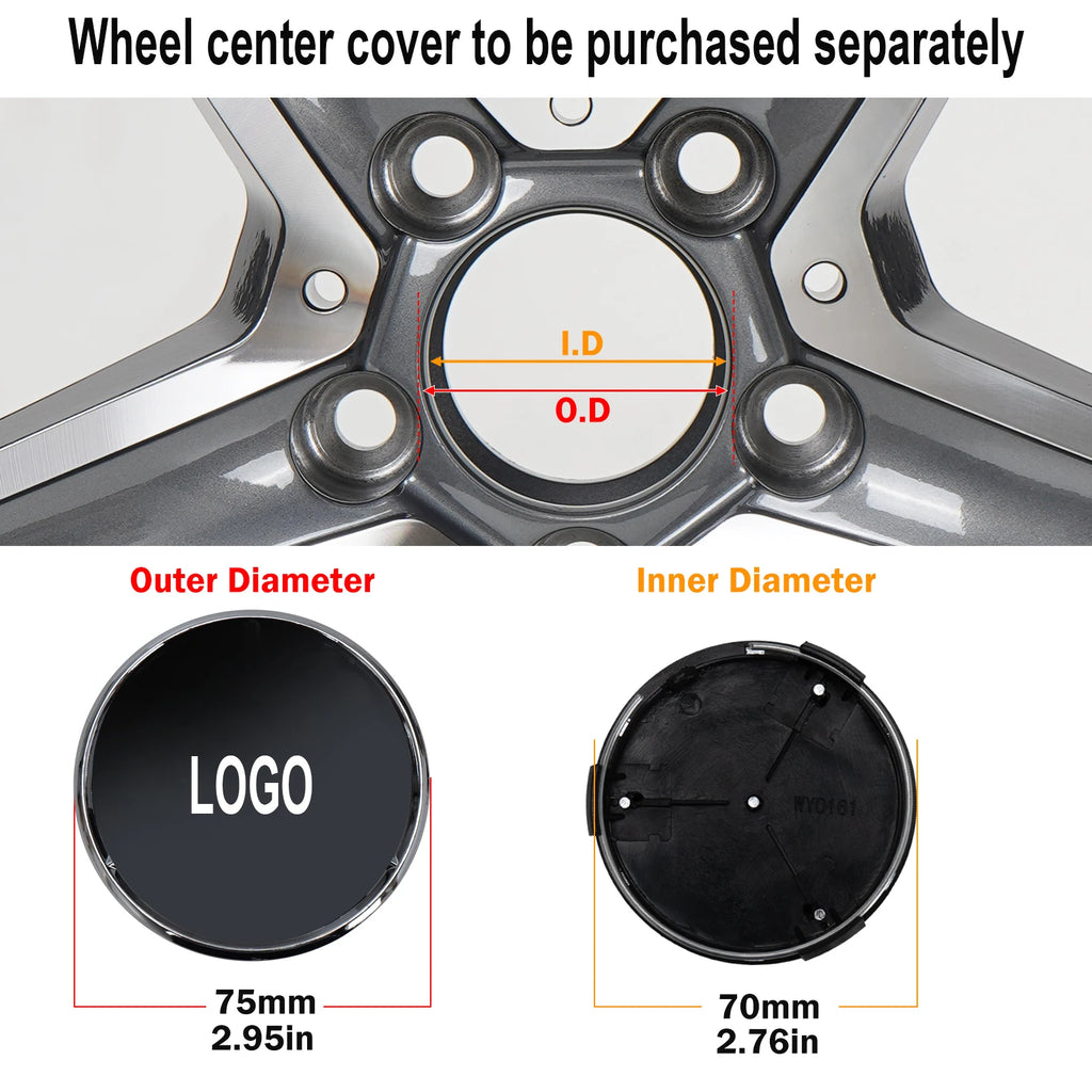 18×8.5 Aftermarket Alloy Wheel – 5×112, ET35, Gray
