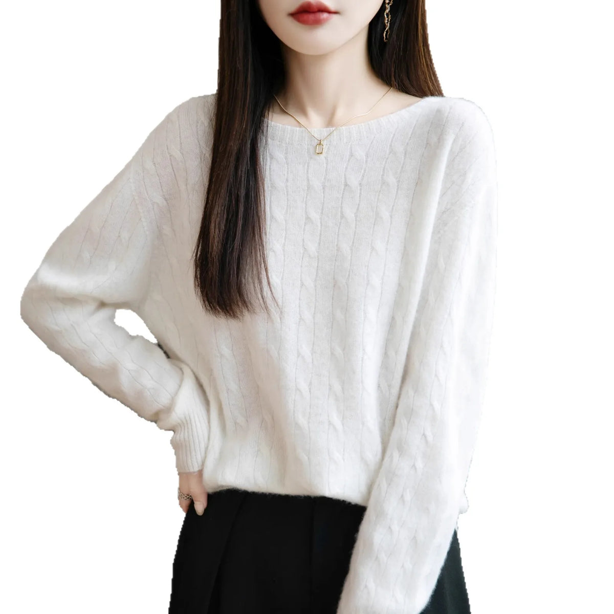 Women Sweater Loose Fashion Long Sleeve Pullovers Autumn Winter Warm Solid Bottoming Shirt Korean Fashion Knitted Jumpers Whispering Desires Shoppe