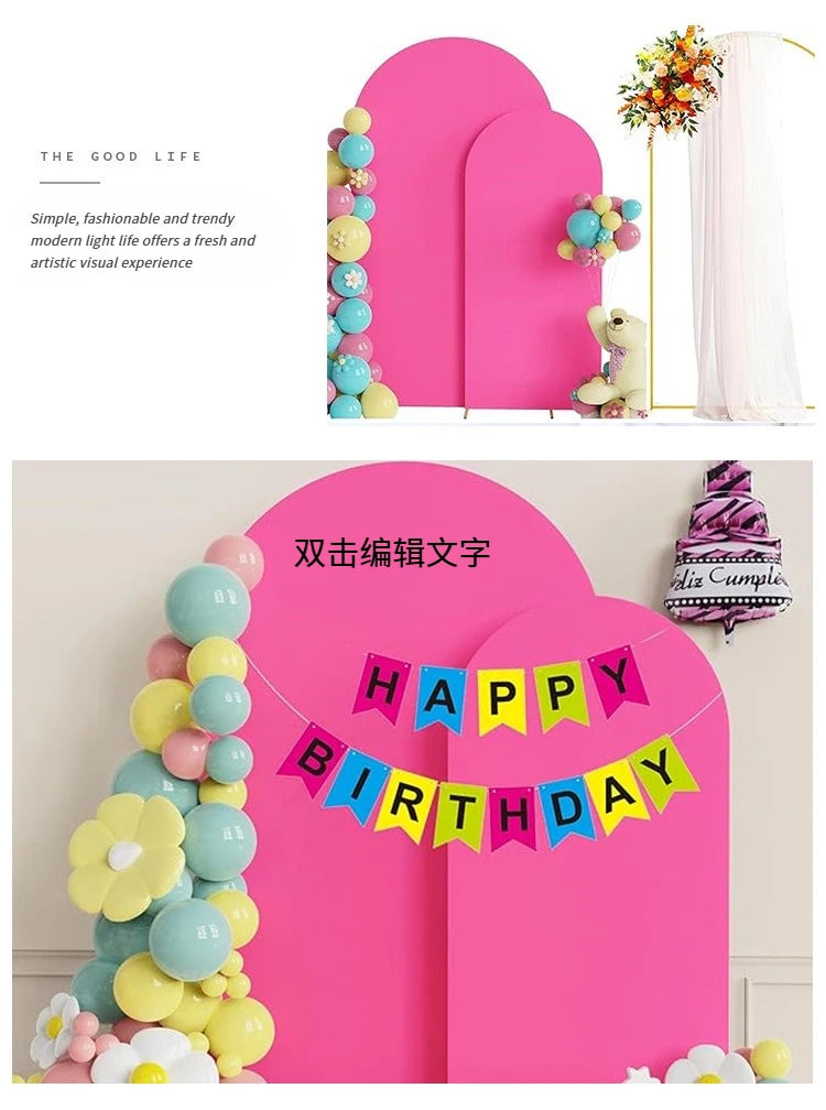 Stretch Polyester Arch Backdrop Cover