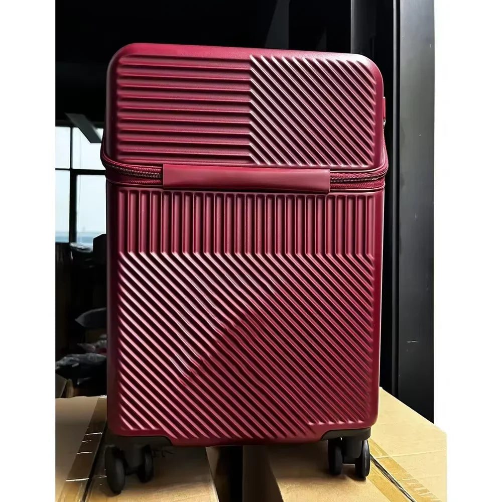 BunnyFly 20-inch Lightweight Carry-on Business Suitcase with Cup Holder Stylish Compact Luggage for Travel Whispering Desires Shoppe