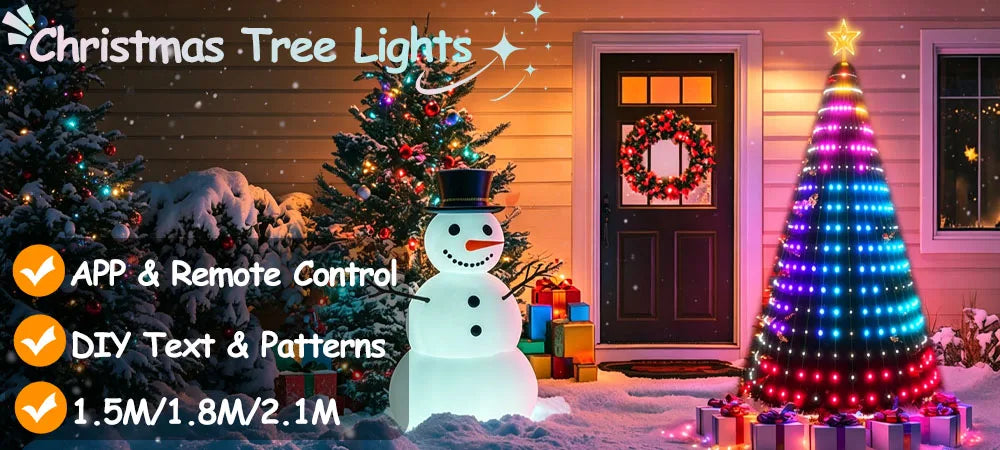 400-LED RGBIC Christmas Tree Light Strings