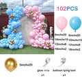 Pink & Blue Balloon Garland Kit Options