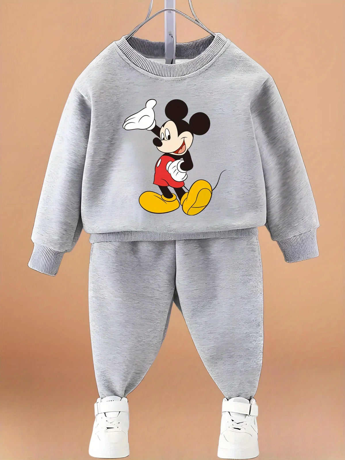 Children's Cartoon Pullover and Pants Set