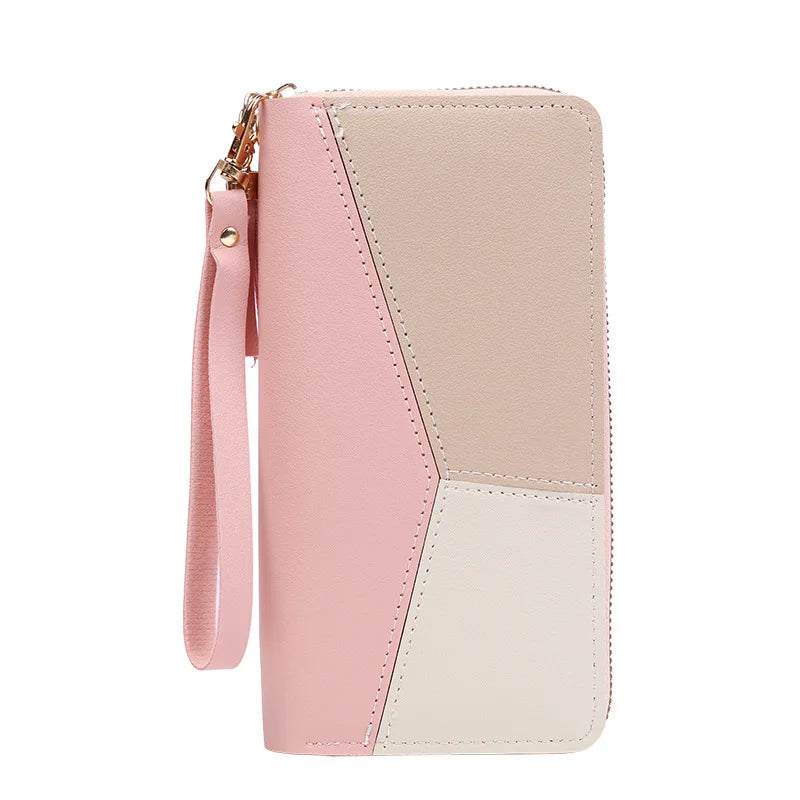 Women's Long Zipper PU Wallet