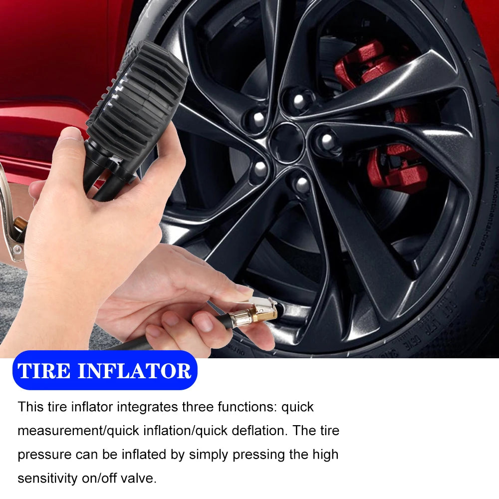 LEEPEE Digital Tire Inflator & Pressure Gauge