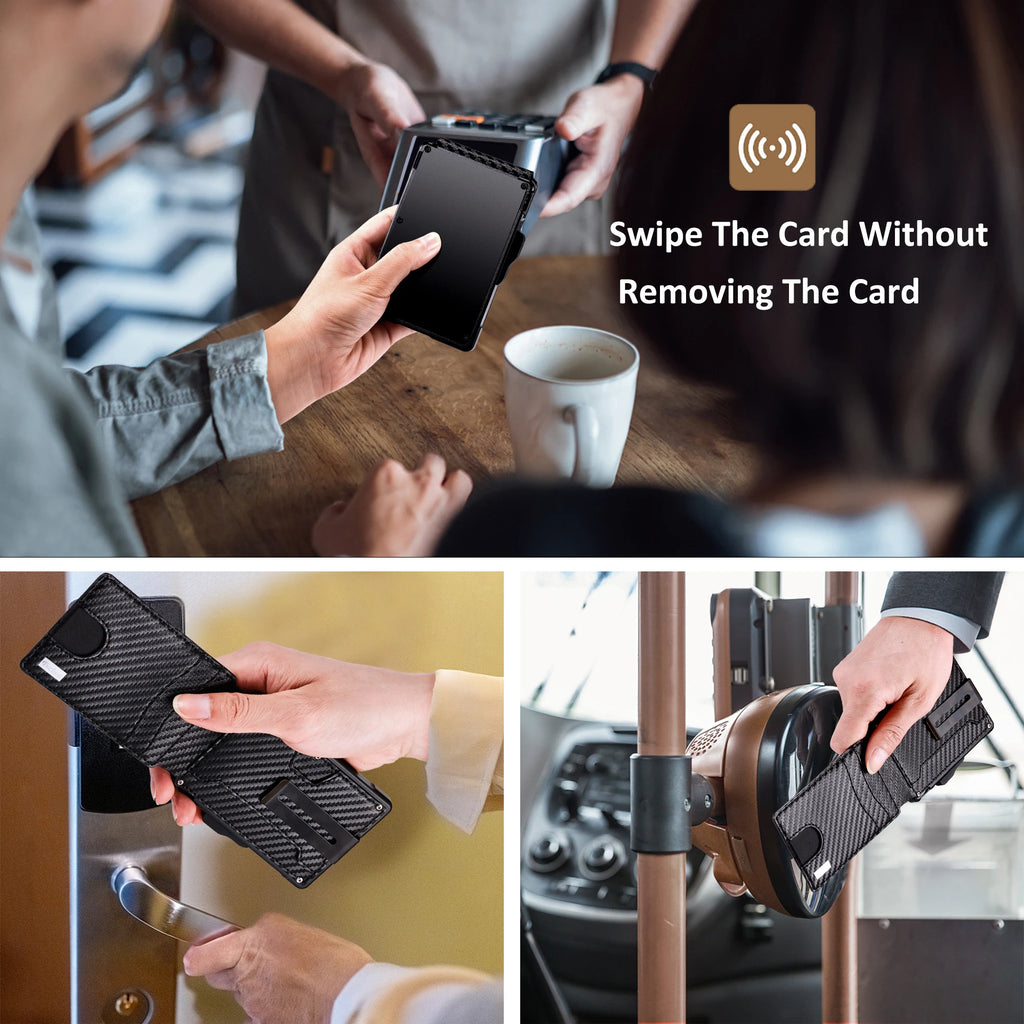 Men's Slim Pop-Up Wallet with ID Window