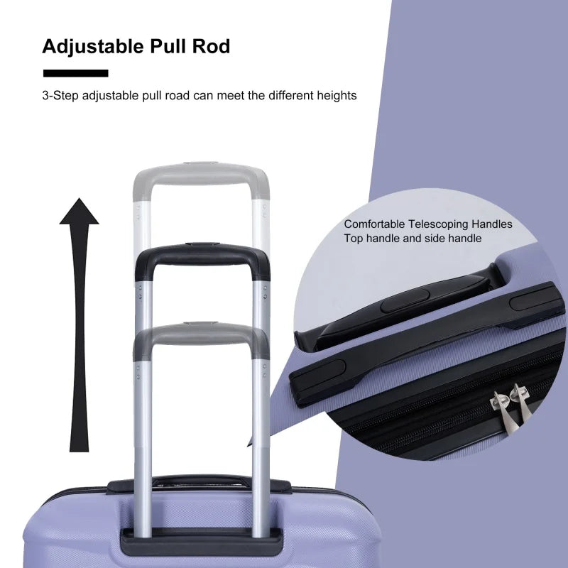 Five-Piece Hardshell Luggage & Travel Bag Set