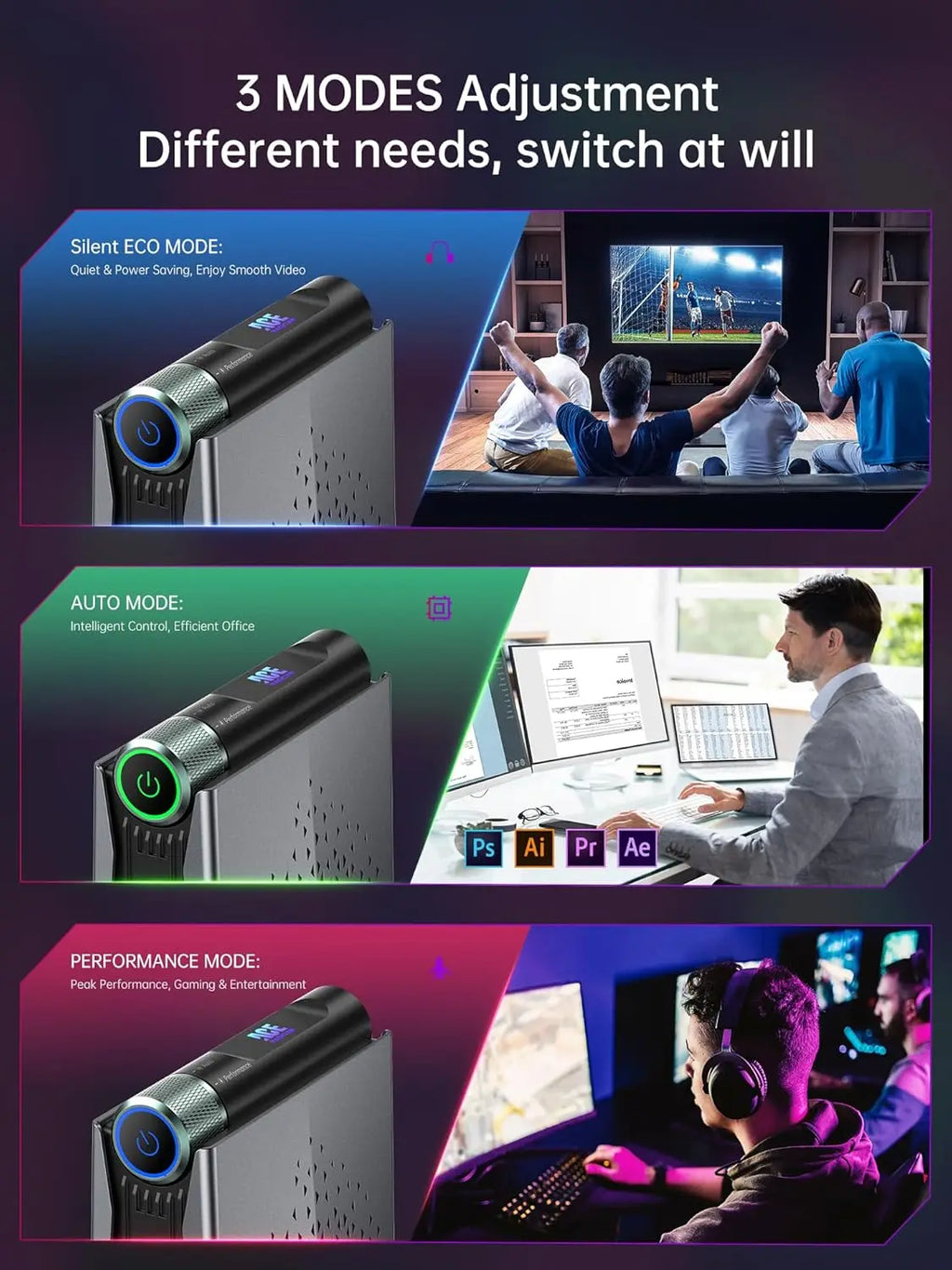 Ryzen 7 H255 Mini PC — Assorted Configurations