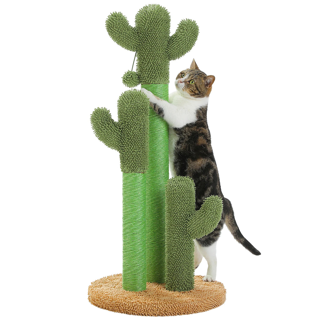 83cm Cactus Cat Scratching Post with Three Poles