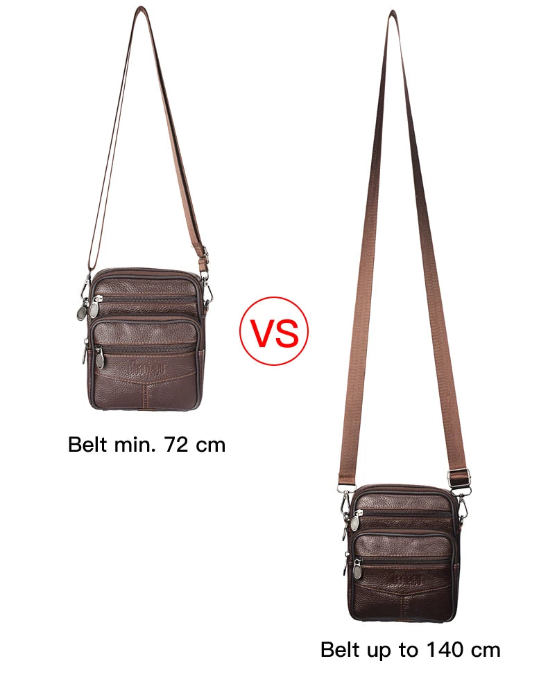 Men's Leather Crossbody Bag