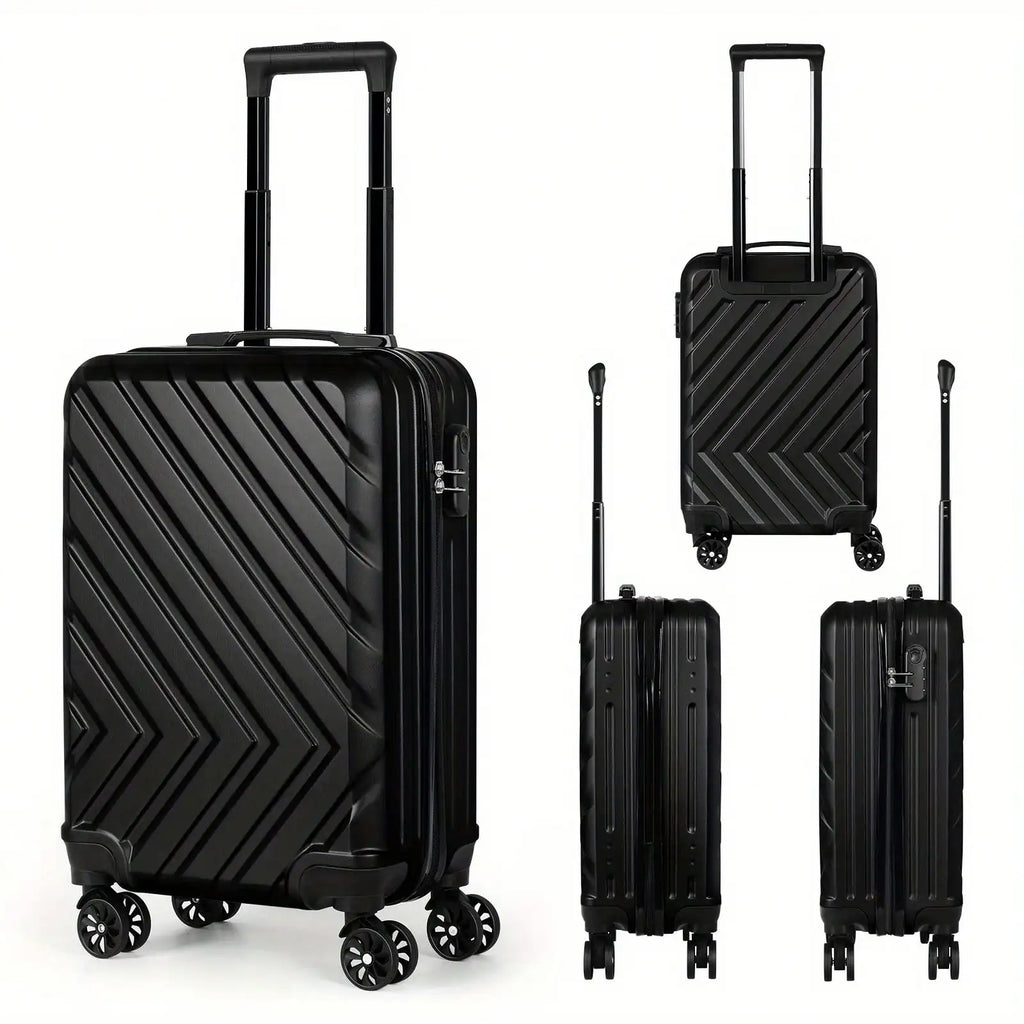 Black 20-Inch Spinner Suitcase