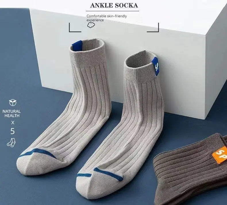 Men's Mid-Calf Everyday Socks – 5-Pair Pack Whispering Desires Shoppe