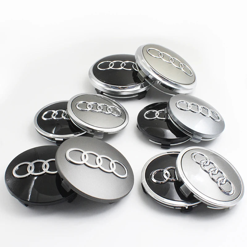 Wheel Center Caps – Set of 4, Assorted Diameters