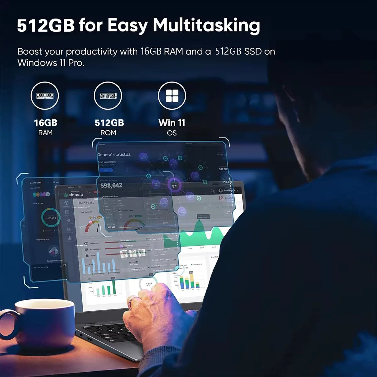 15.6-Inch Full HD Laptop — Core i9-10980HK / 16 GB