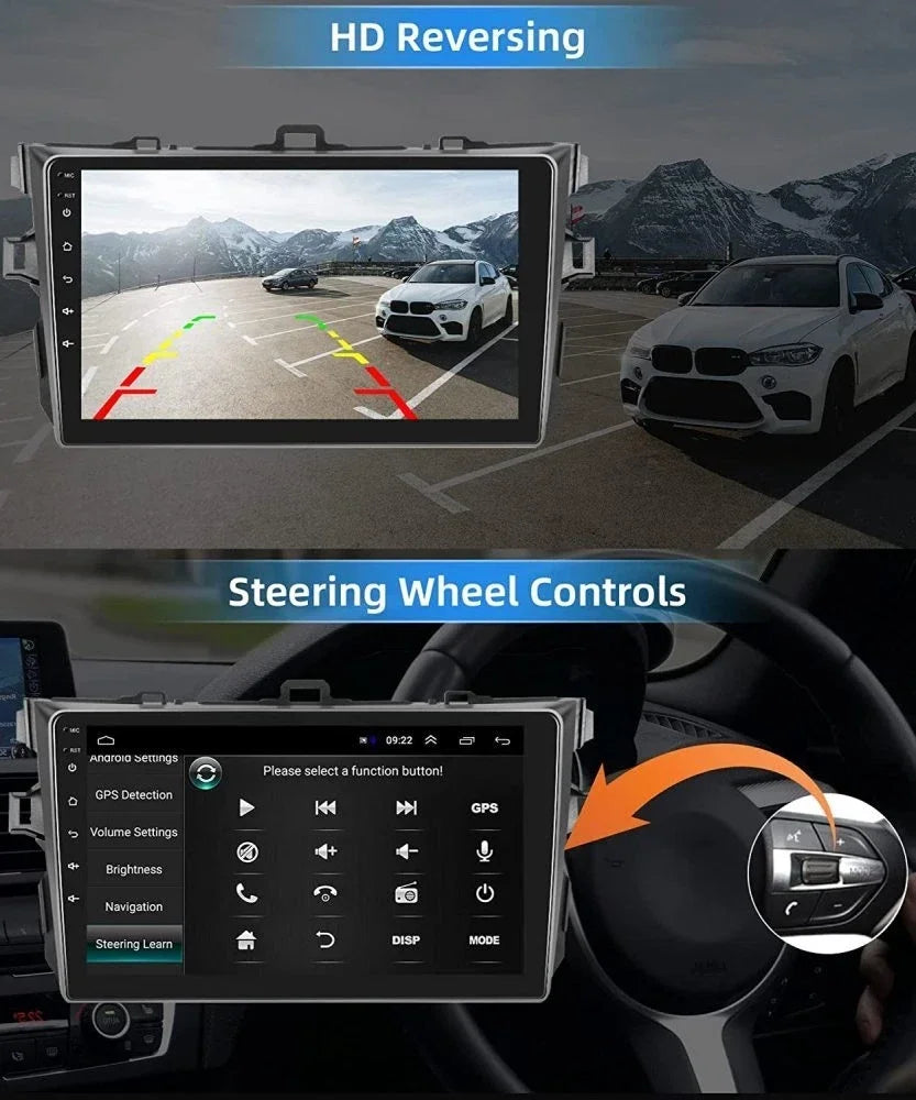 9-Inch Stereo for Toyota Corolla E140/E150 — 4 GB / 64 GB