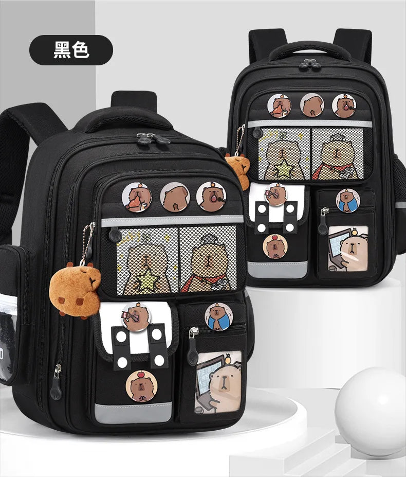 Capybara Kids' School Backpack
