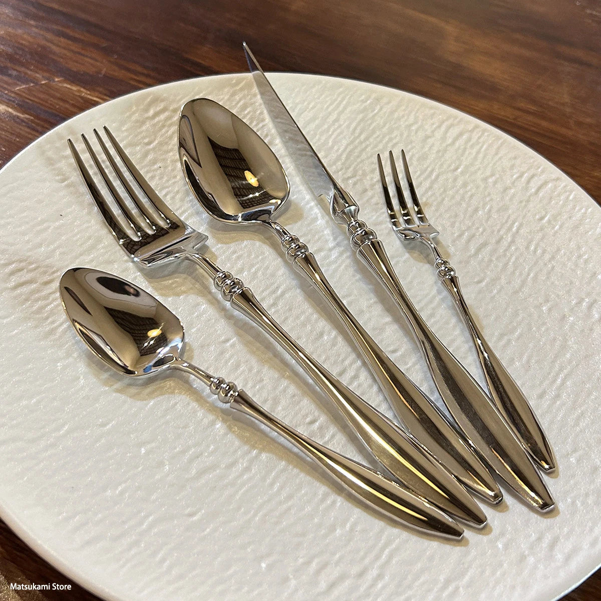 Stainless Steel Cutlery Set — 6 Pieces