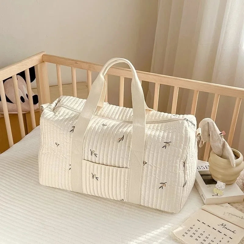 Animal-Print Baby Diaper Tote Bag