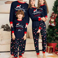 Navy Santa Hat & Candy Cane Family Pajamas