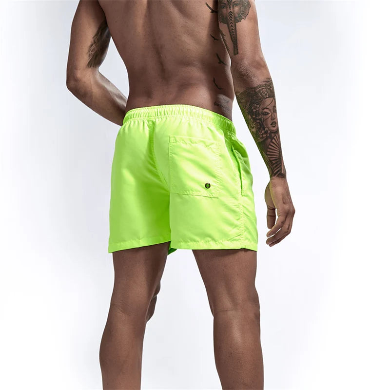 Men's Swim Trunks with Mesh Lining