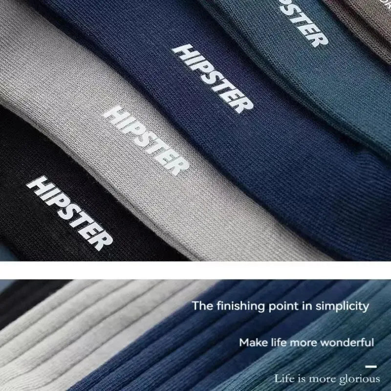 5 Pairs Men's Socks Mid-Calf Socks Warm Socks Long Sweat-Absorbing Breathable Socks Trendy Versatile Fall And Winter Sports Sock Whispering Desires Shoppe