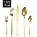 Gold-Finish Stainless Steel Flatware — Assorted Packs