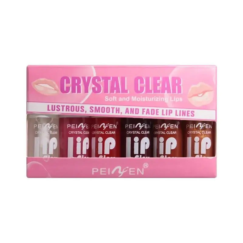 Mirror-Shine Lip Gloss – 6-Piece Set