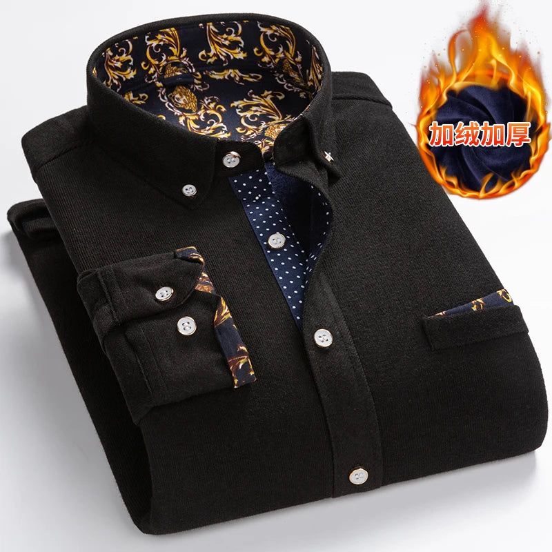 Men's Long-Sleeve Casual Autumn Shirt