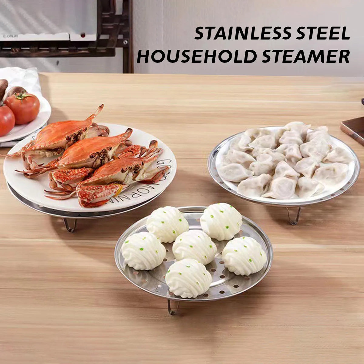 ACRDDK Stainless Steel Steamer Rack