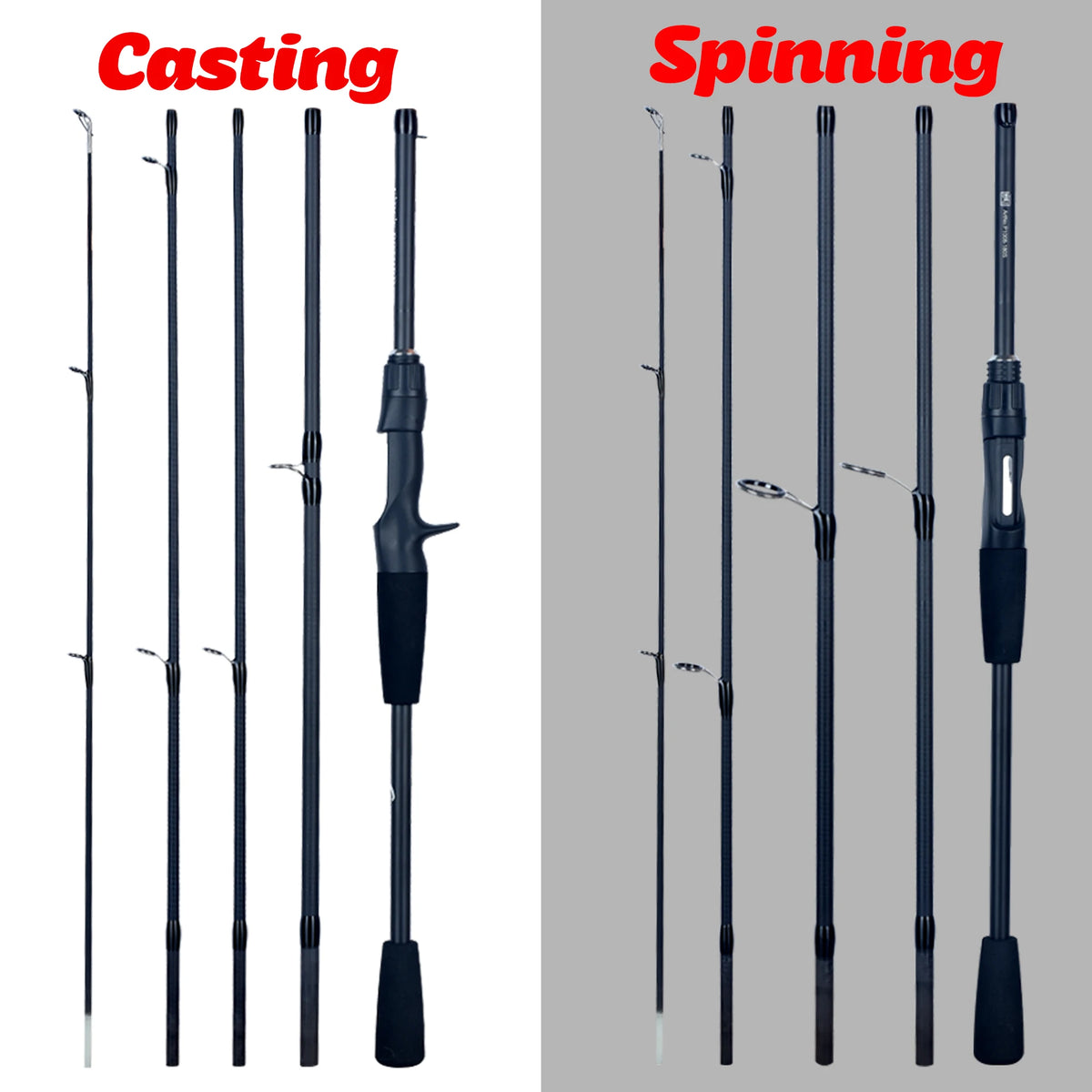 FLENHAI P1008 Carbon Travel Fishing Rod