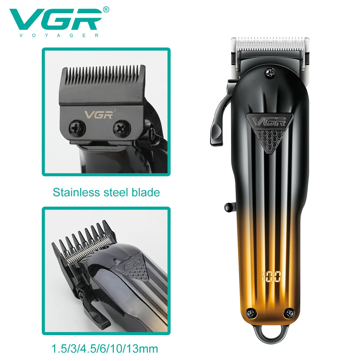 VGR 644 Rechargeable Hair Clipper & Trimmer