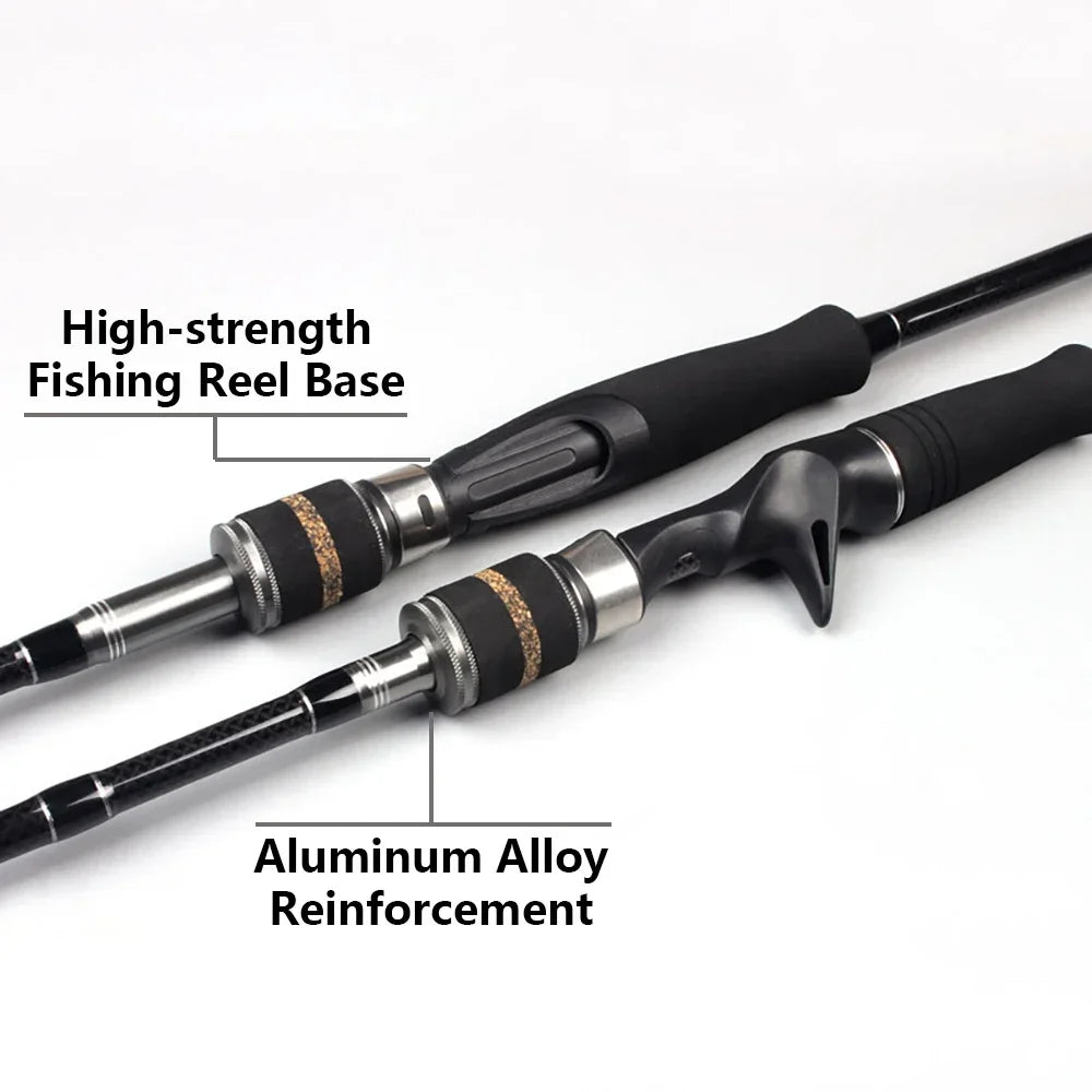 Carbon Fishing Rod with Two Tips — 2.7 or 3 m