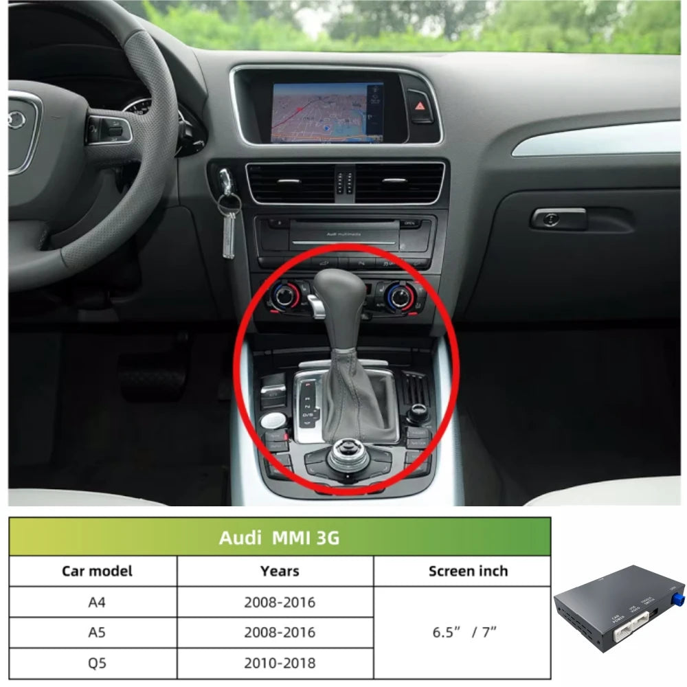 ANYFAR CarPlay & Android Auto Interface for Audi MMI 3G