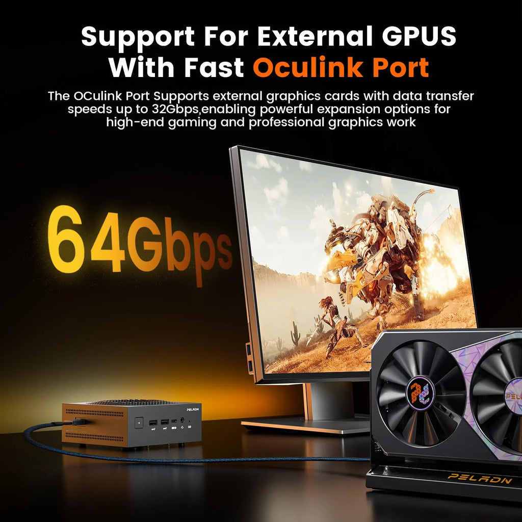 PELADN HO5 Ryzen AI 9 HX 370 Mini PC