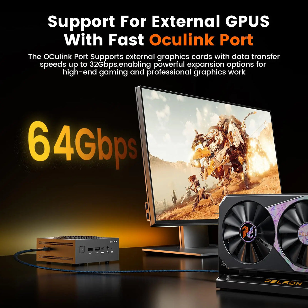 PELADN HO5 Ryzen AI 9 HX 370 Mini PC