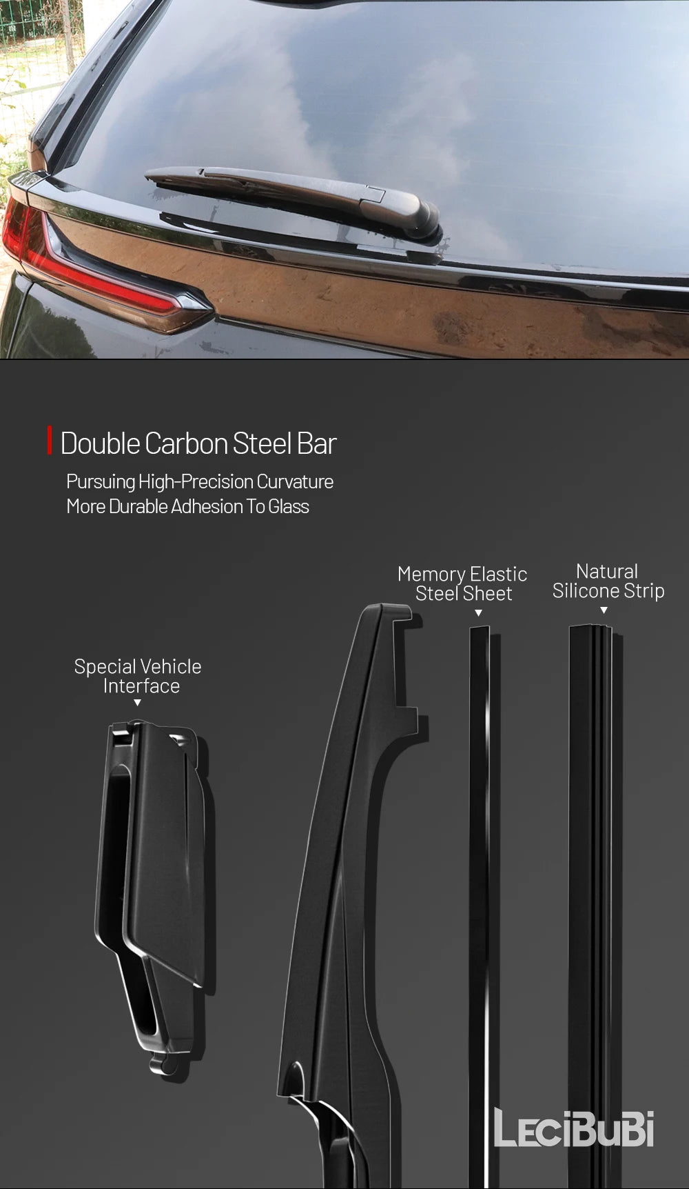 Rear Wiper Blade for Jeep Grand Cherokee WK2 (2013–2020)