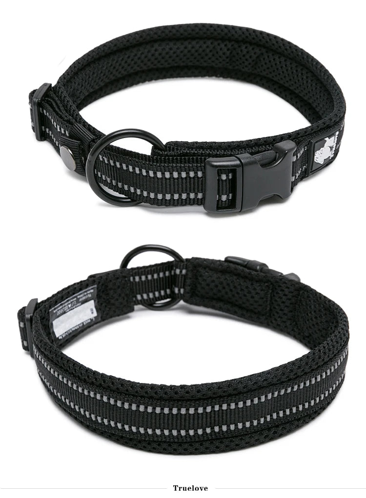 Winhyepet Padded Nylon Dog Collar