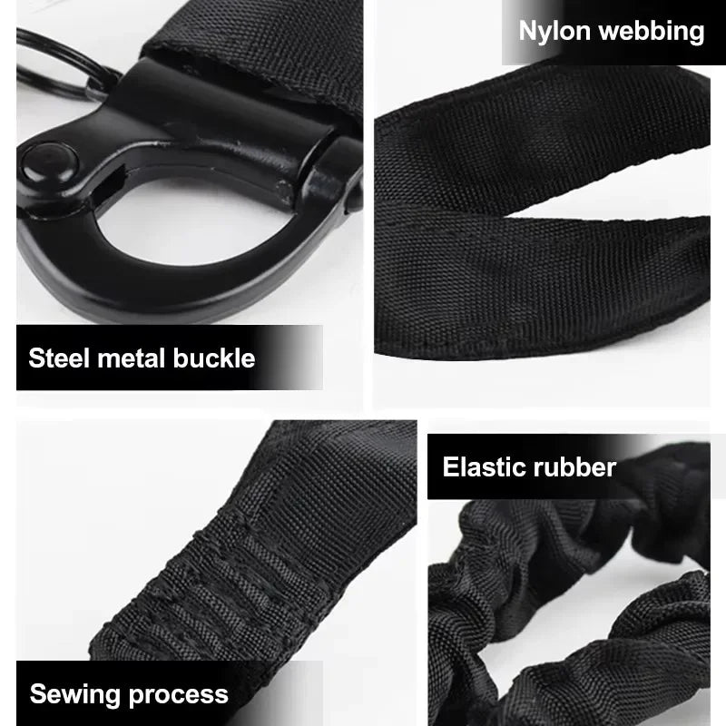 Quick-Release Elastic Equipment Lanyard, 55 cm