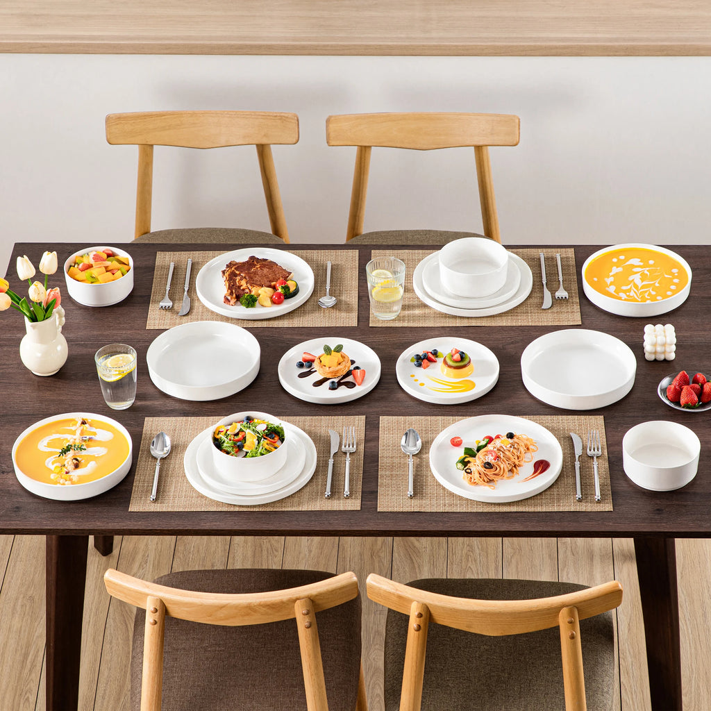 MALACASA Porcelain Dinnerware — Assorted Sets