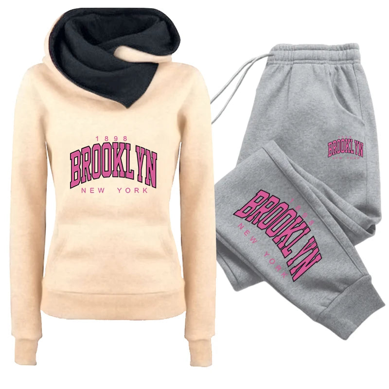Women's Printed Hoodies and Pants — Separates or Set