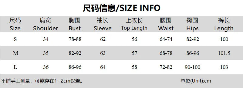 Women's Asymmetric Long-Sleeve Top and Flared Pants Set