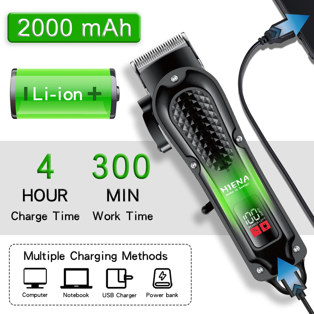 HIENA 212 Rechargeable Cordless Hair Clipper