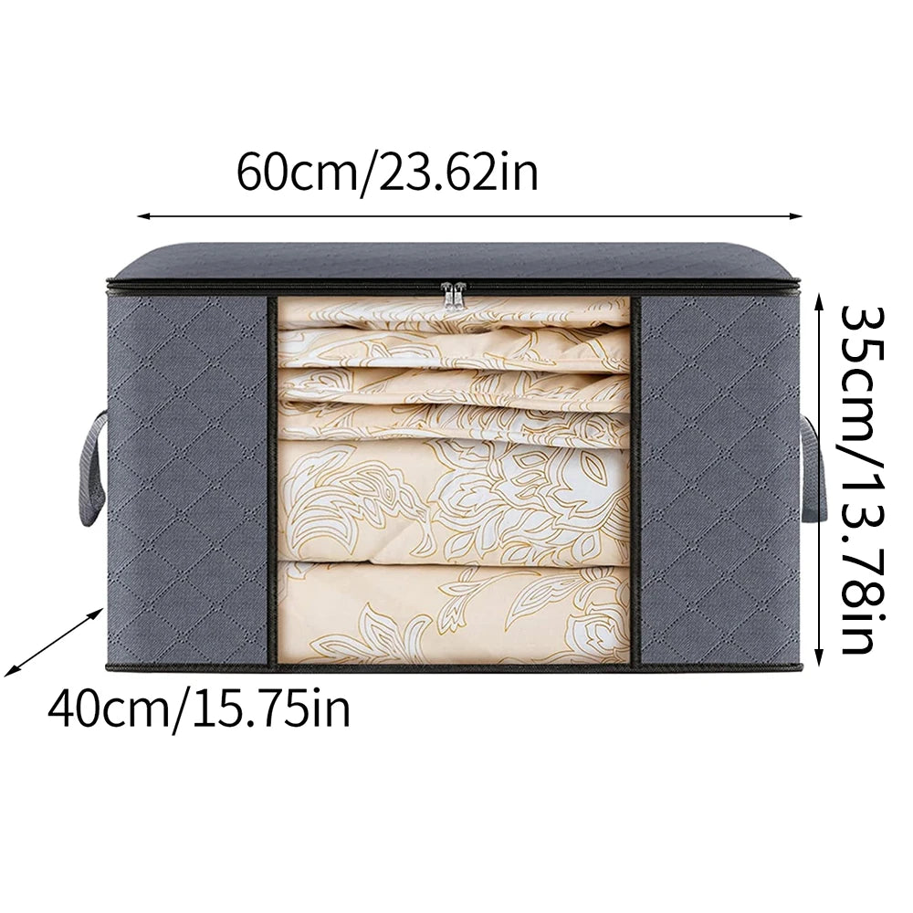 Foldable Clothing & Blanket Storage Bag – 60 × 45 × 35 cm