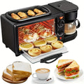 3-in-1 Countertop Breakfast Station with Timer